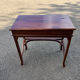 Bureau d’officier acajou style campagne anglais desk