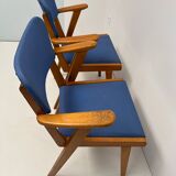 Pair of chairs bridge 50s