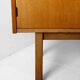 Vintage Scandinavian Oak Sideboard with Tile-Front Drawers