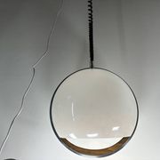 Suspension boule plexi 1970 space-age Allemagne
