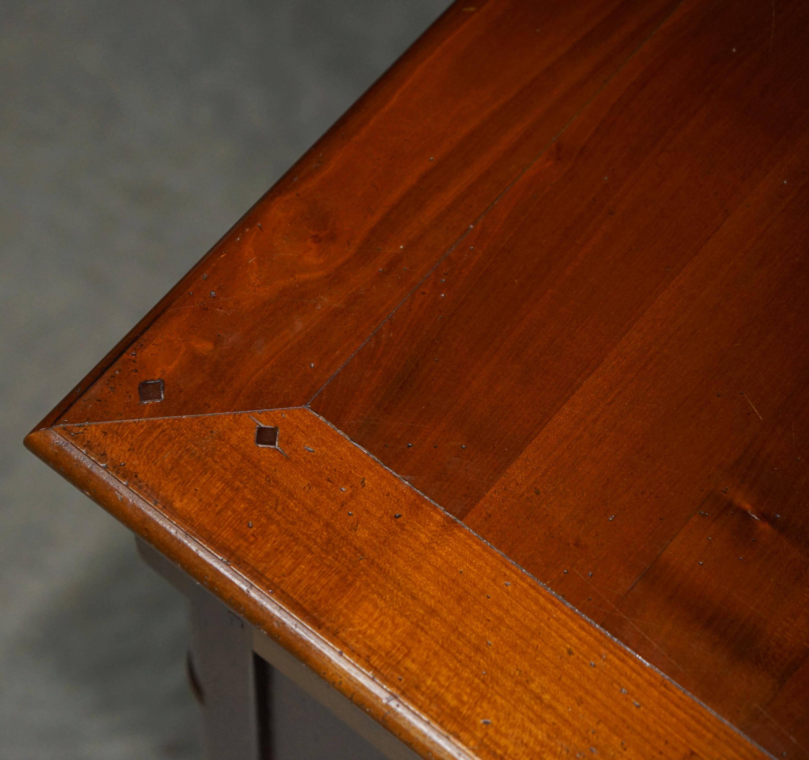 Vintage low cabinet from Grange made of cherry wood.