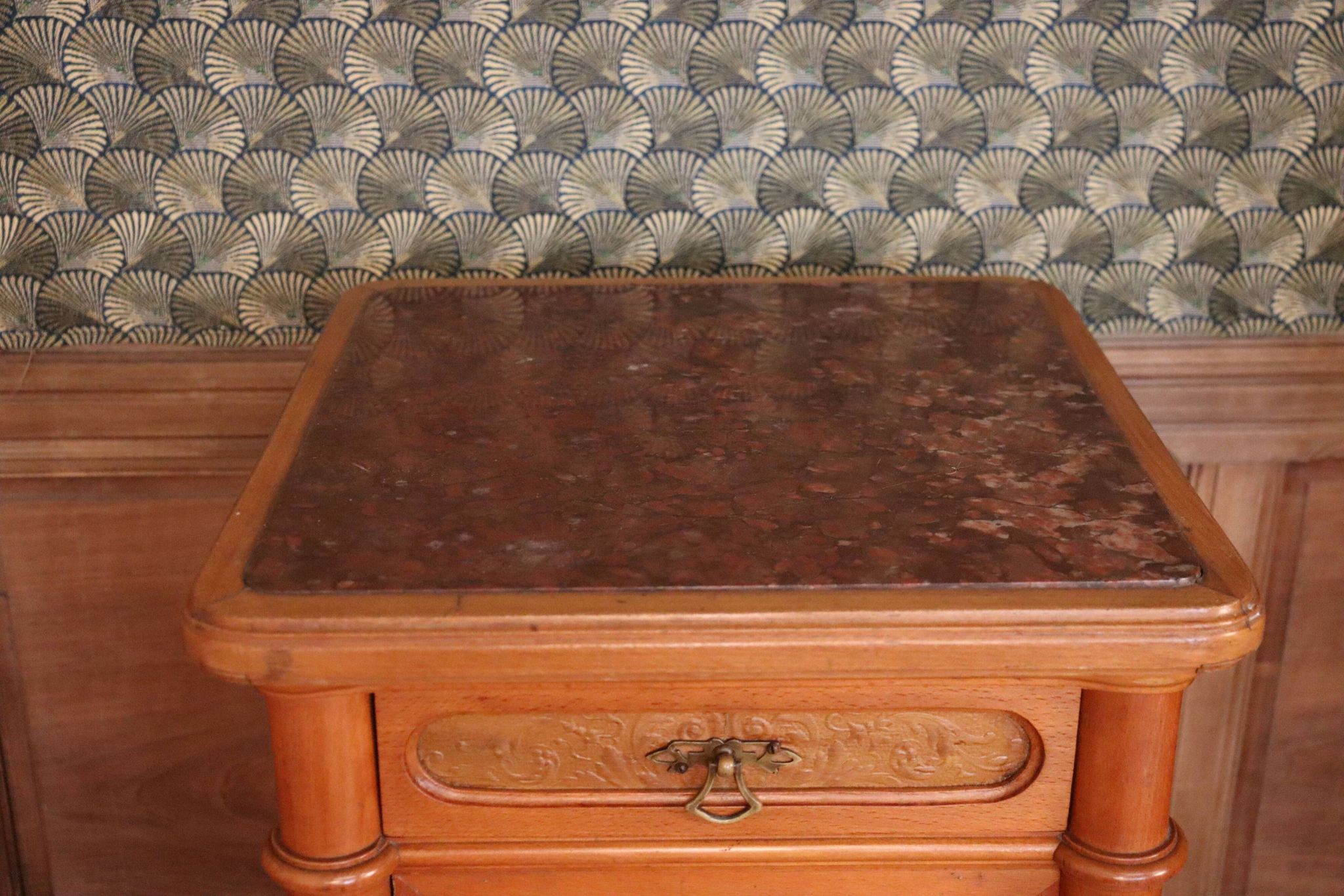 Joseph and Jacob Kohn bentwood bed & nightstand