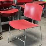 Série 6 chaises bureau design Steelcase X Max Stacker 1970’