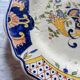 Large earthenware dish Malicorne 18th century