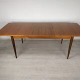 Scandinavian extendable table teak