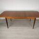 Scandinavian extendable table teak