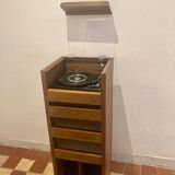 Cabinet/column for turntable and vinyl