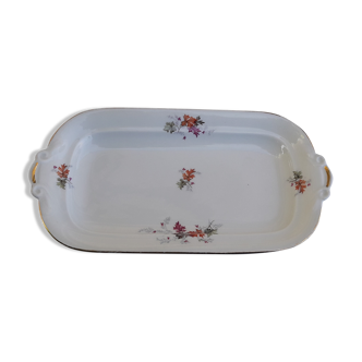 Plat Pillivuyt porcelaine de France L 26 cm