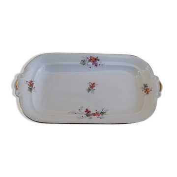 Plat Pillivuyt porcelaine de France L 26 cm