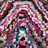 Carpet Moroccan boucherouite 95x350cm