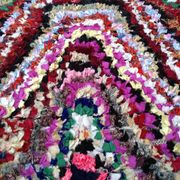 Carpet Moroccan boucherouite 95x350cm