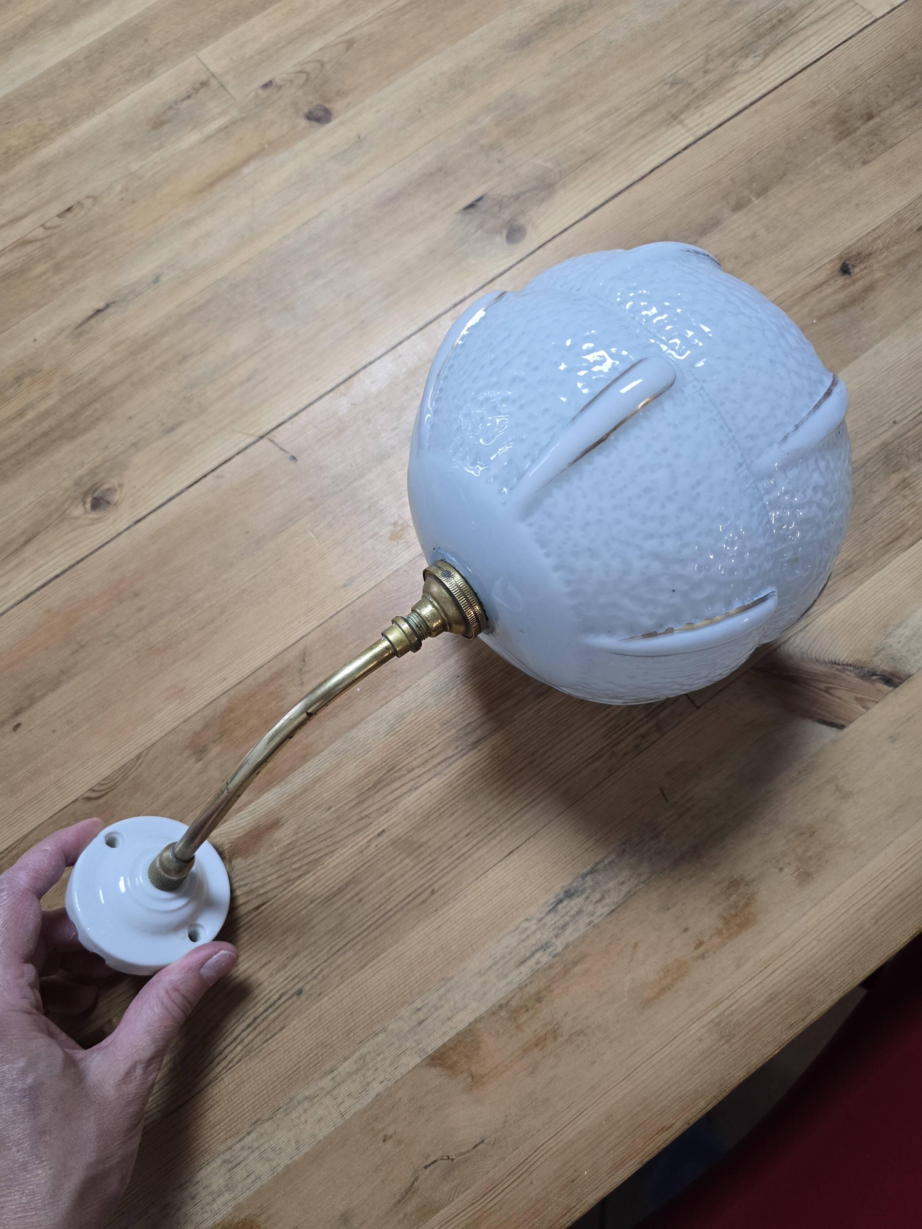 Revisited vintage wall light from the 1930s - 40s.