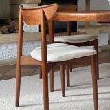 Set of 6 Teak chairs by Harry Østergaard Model 58