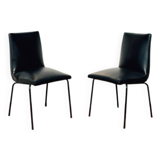 Pair of 'Robert' chairs by Pierre Guariche for Meurop