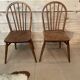 Pair chair Windsor vintage year 50/60