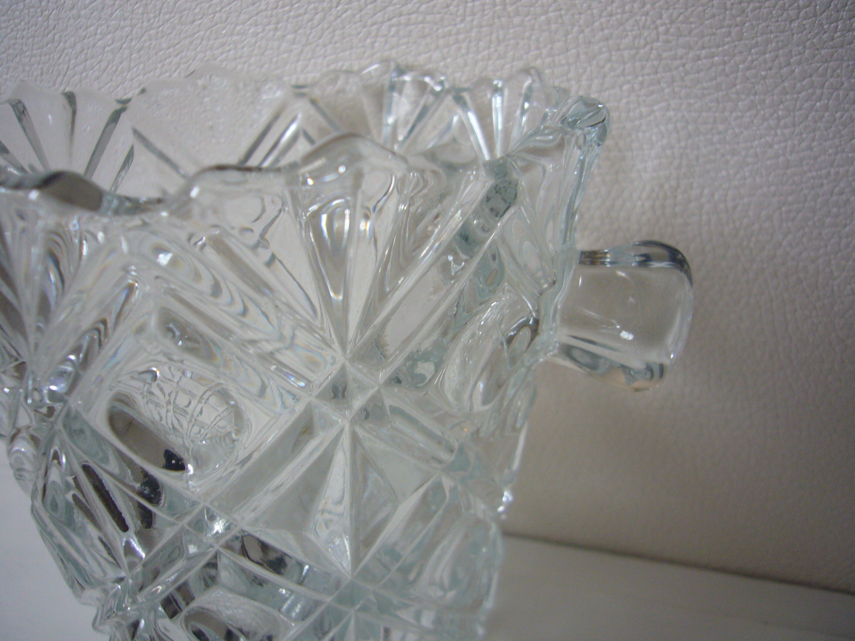 Lot of two vintage Crystal ice buckets