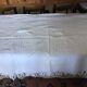 19th bed top in cotton piqué marked MC