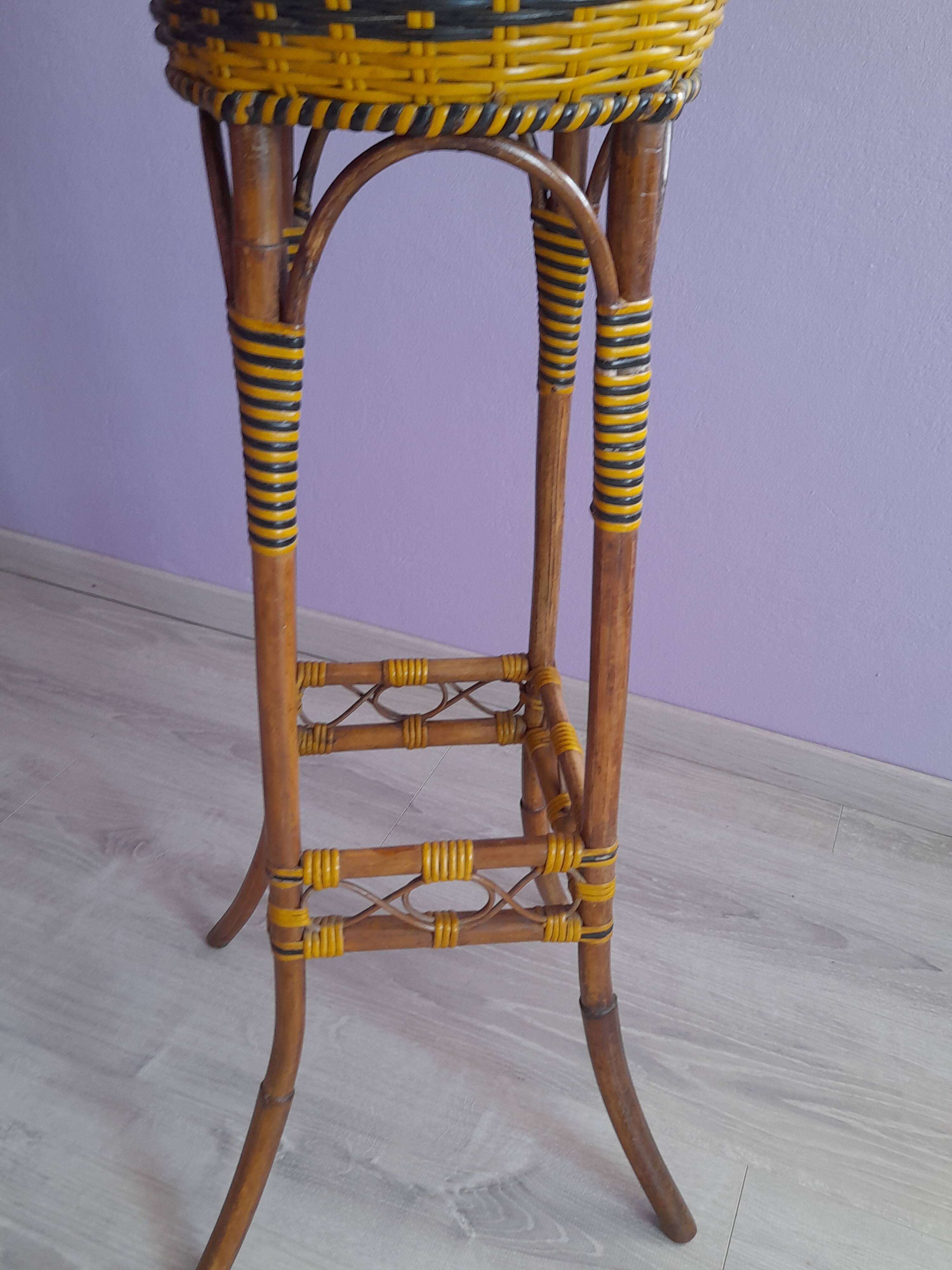 Vintage pedestal planter