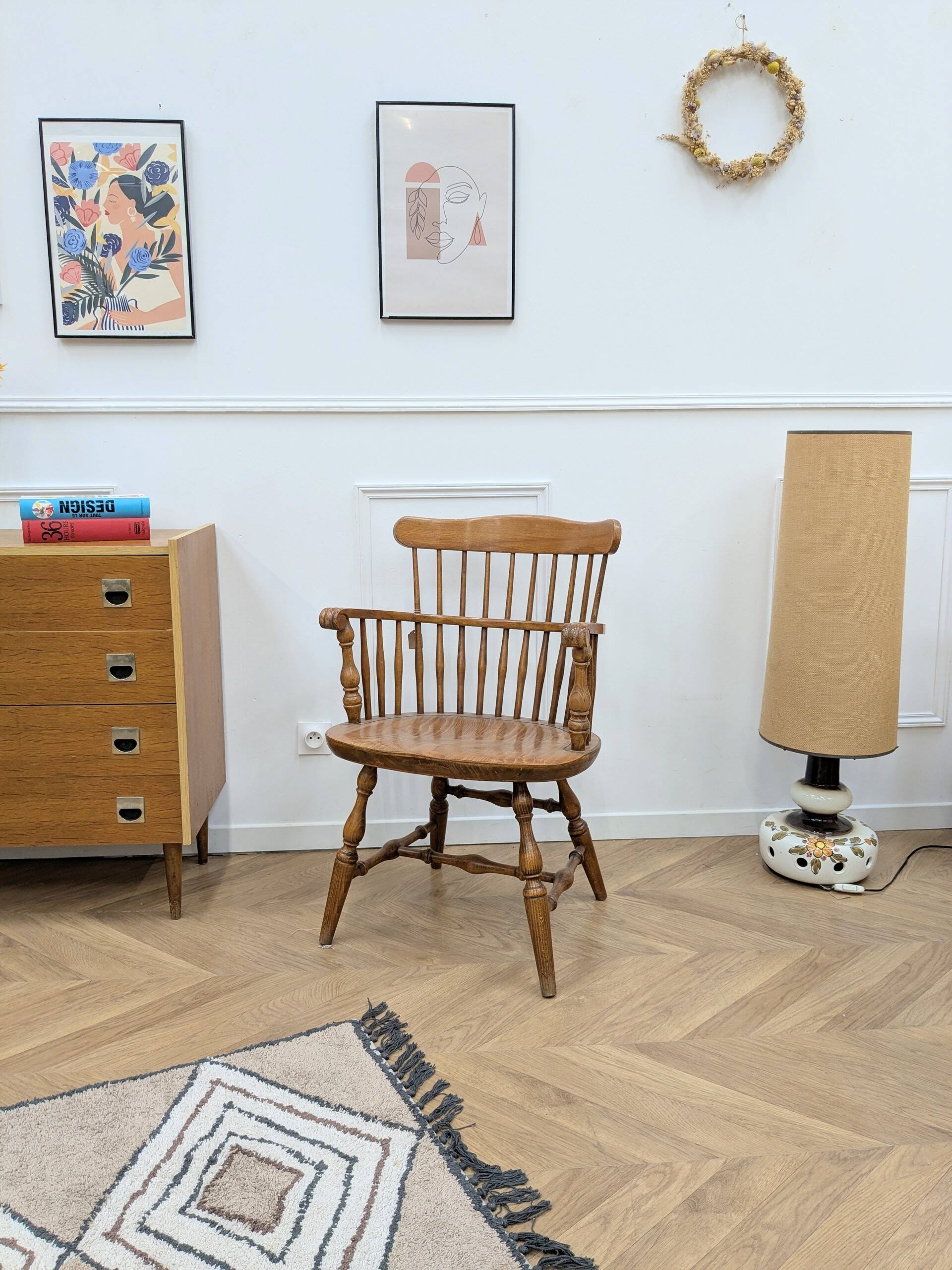 Fauteuil vintage en bois Stol Kamnik