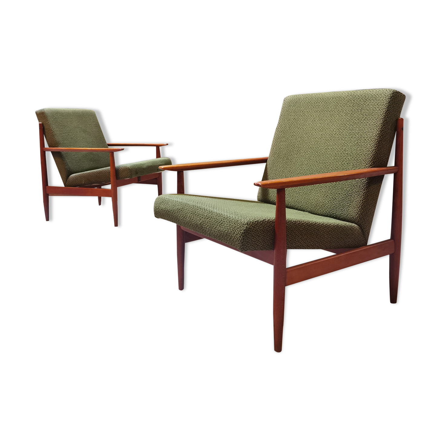 Pair of armchairs by Frantisek Jirak for TON Bystřice (Thonet)