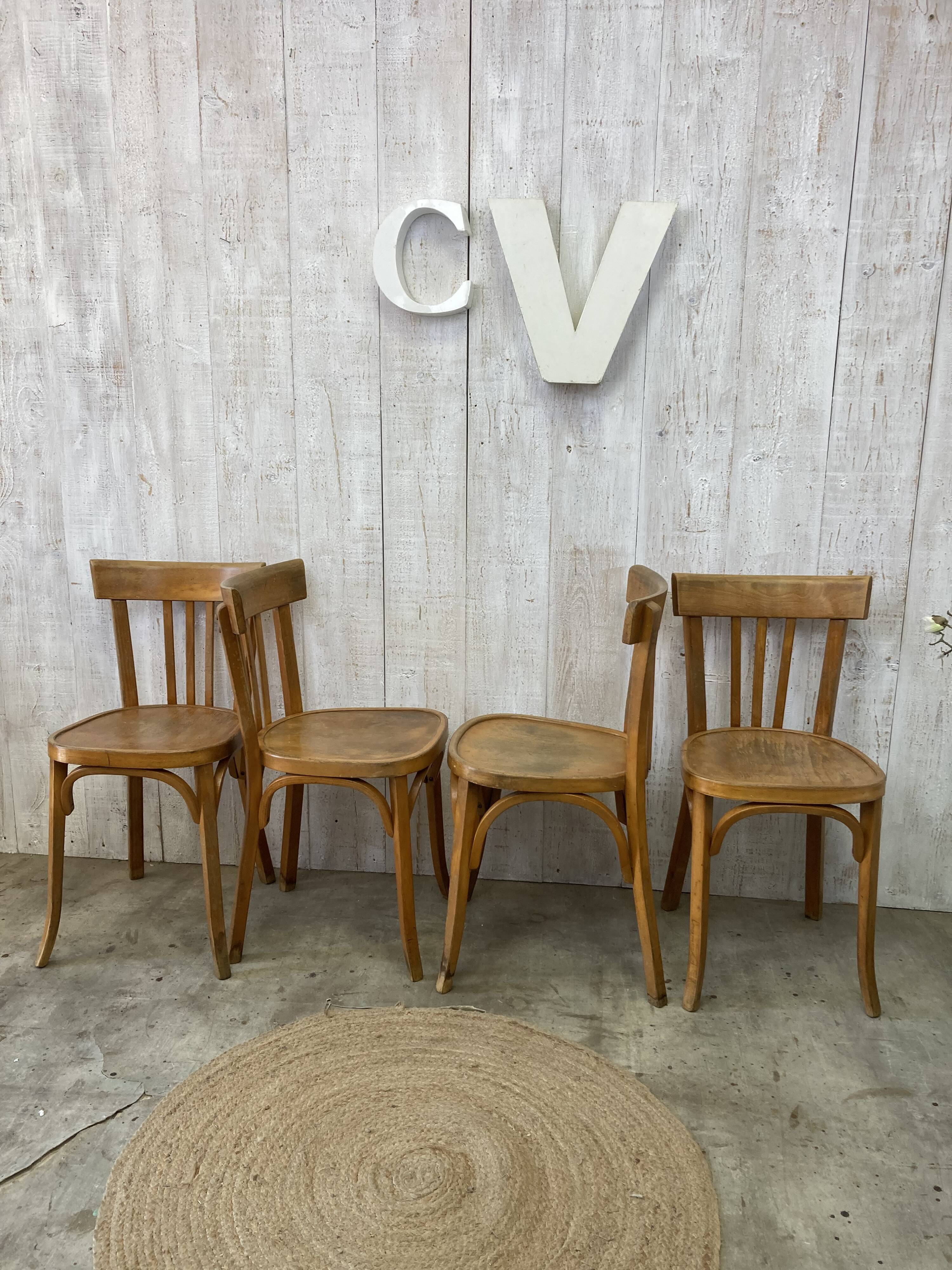 Set of 4 Baumann chairs