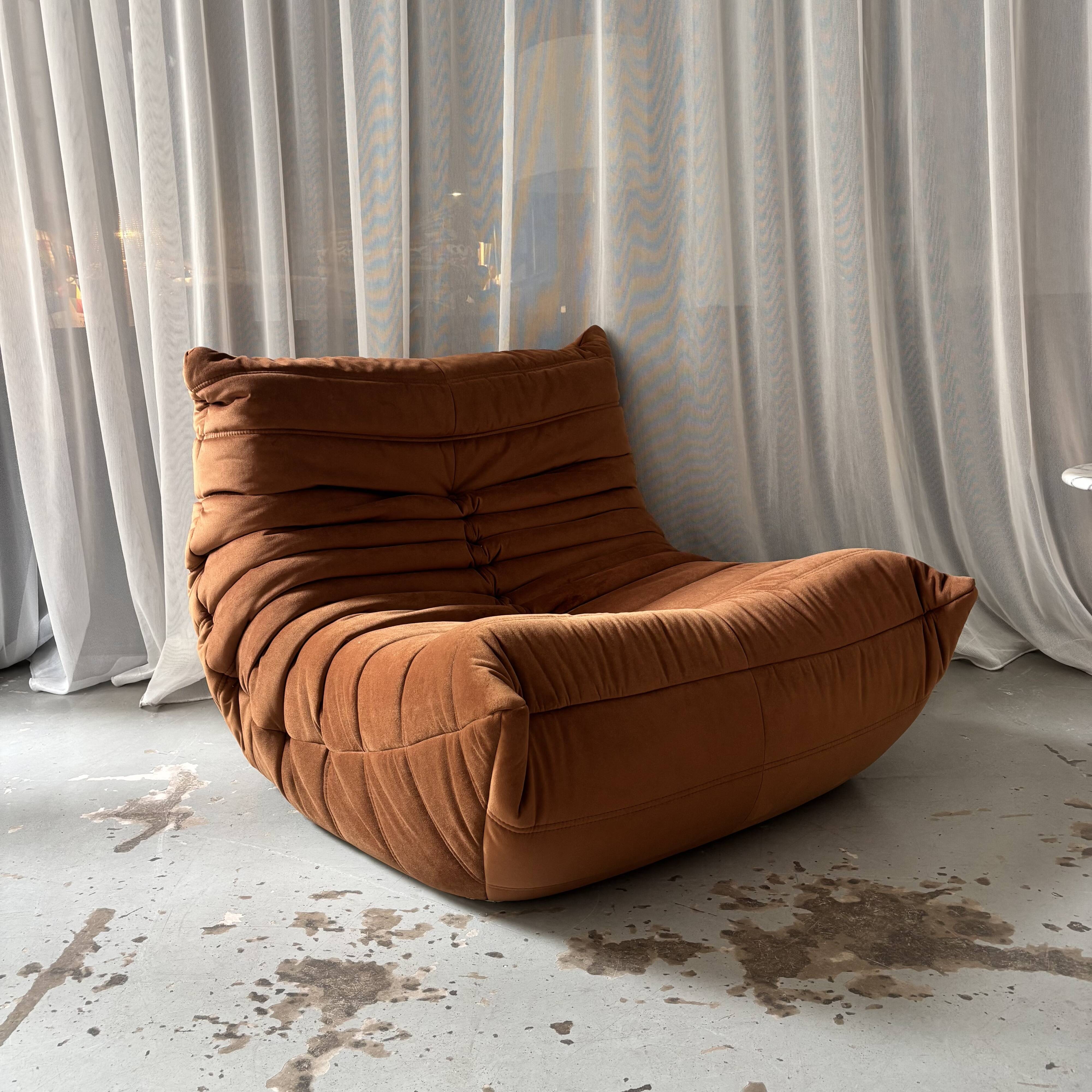 Brown Togo armchair