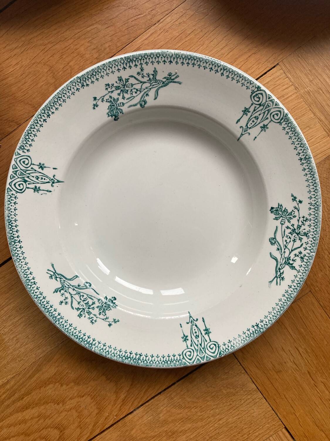 Saint Amand deep plates ironstone