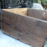 Ancienne caisse en bois publicitaire Nestlé