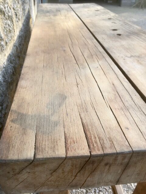 Solid wood carver's workbench