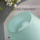Frosted glass mushroom lamp