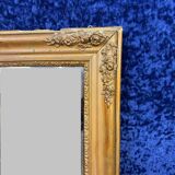 Miroir époque empire en bois et stuc doré circa 1810-1820