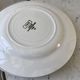 Set of 6 flat plates mismatched Digoin Sarreguemines, Terre de Fer and HBCF 30s