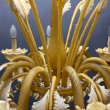 Large Venetian Murano Glass Chandelier 10 Lights 1950’s