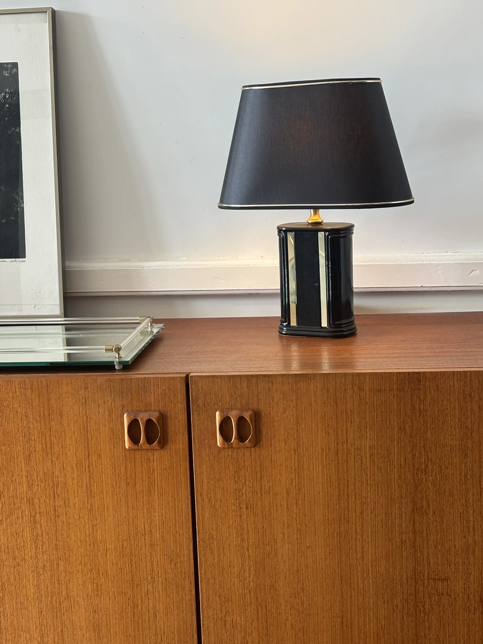 Hollywood Regency & Art Deco style table lamp