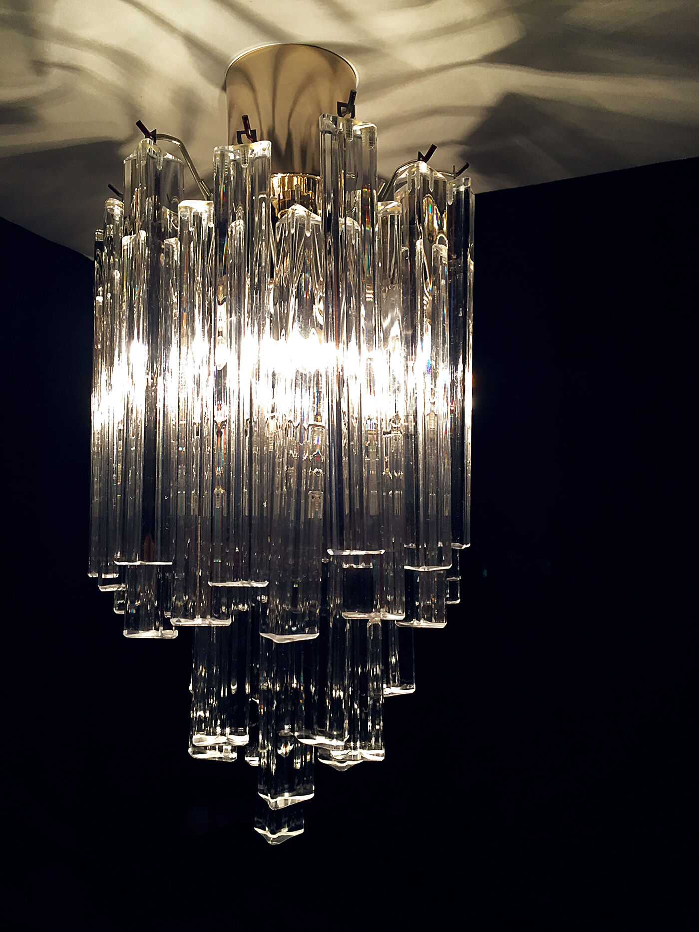 Circular hanging by Paulo Venini model Triedi 1960