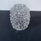 Small worked glass globe for lighting