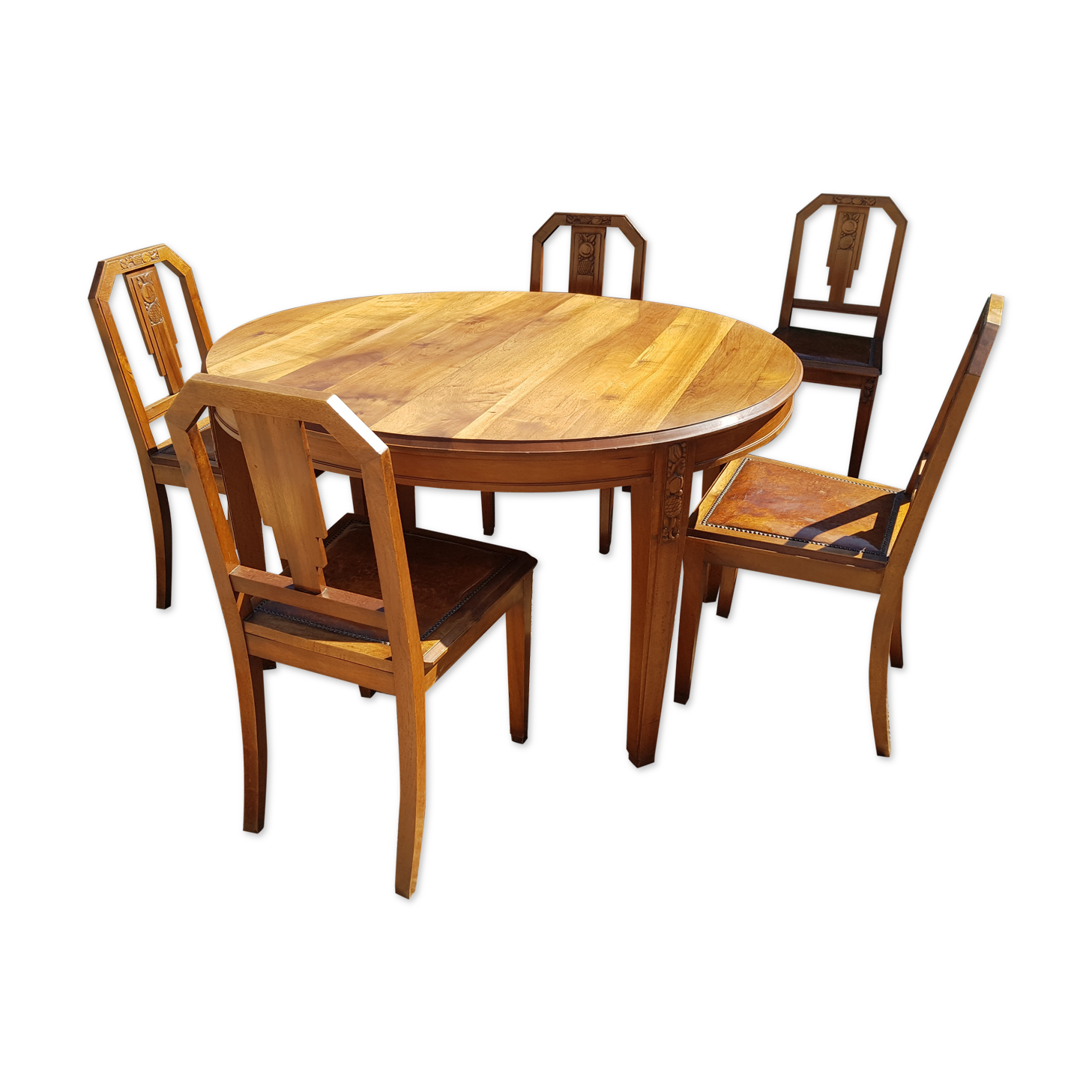 Art deco table and chairs