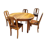 Table et chaises art deco