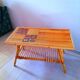 Audoux Minet / Capron 1950 rattan coffee table