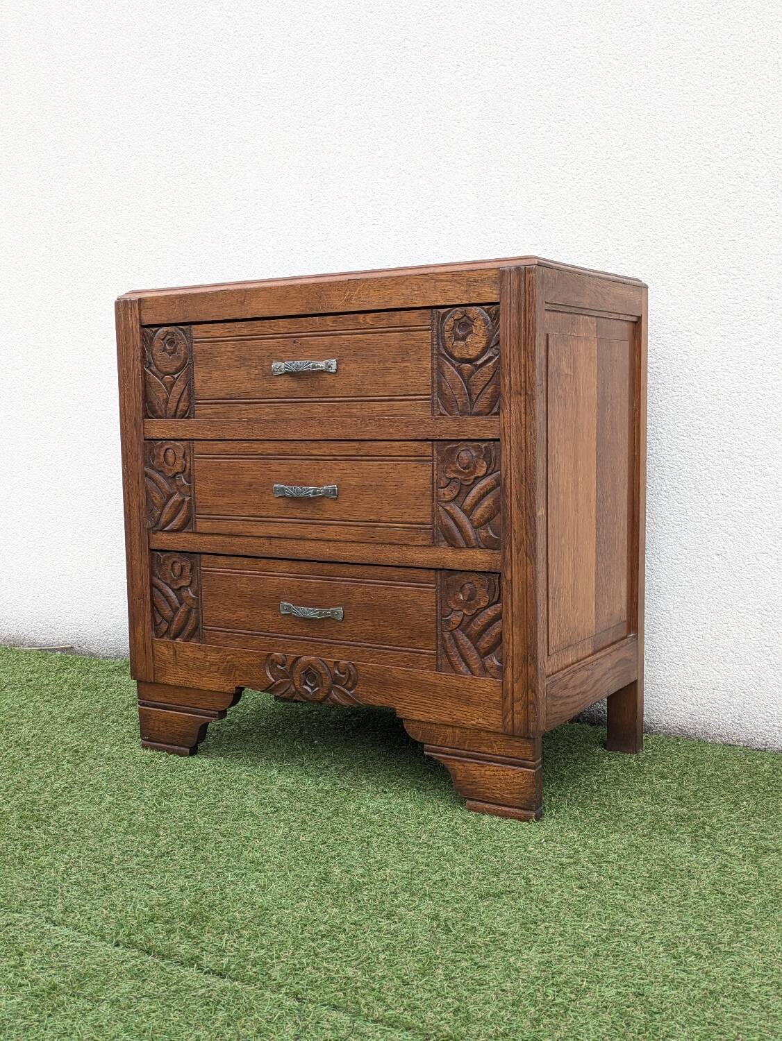 Small Art Deco chest of drawers, vintage 1930