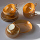 Iridescent porcelain dinner service
