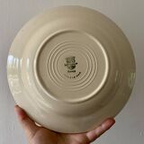 Lot of 6 old soup plates from the Longchamp factory