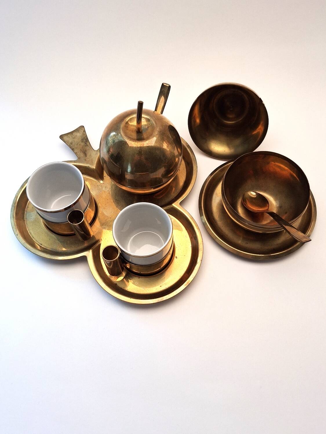 Elegant Vintage Coffee Set – Italian Art Deco, 1960s