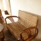 Art Deco Rattan and Teak Living Room Set from the 40s-50s.