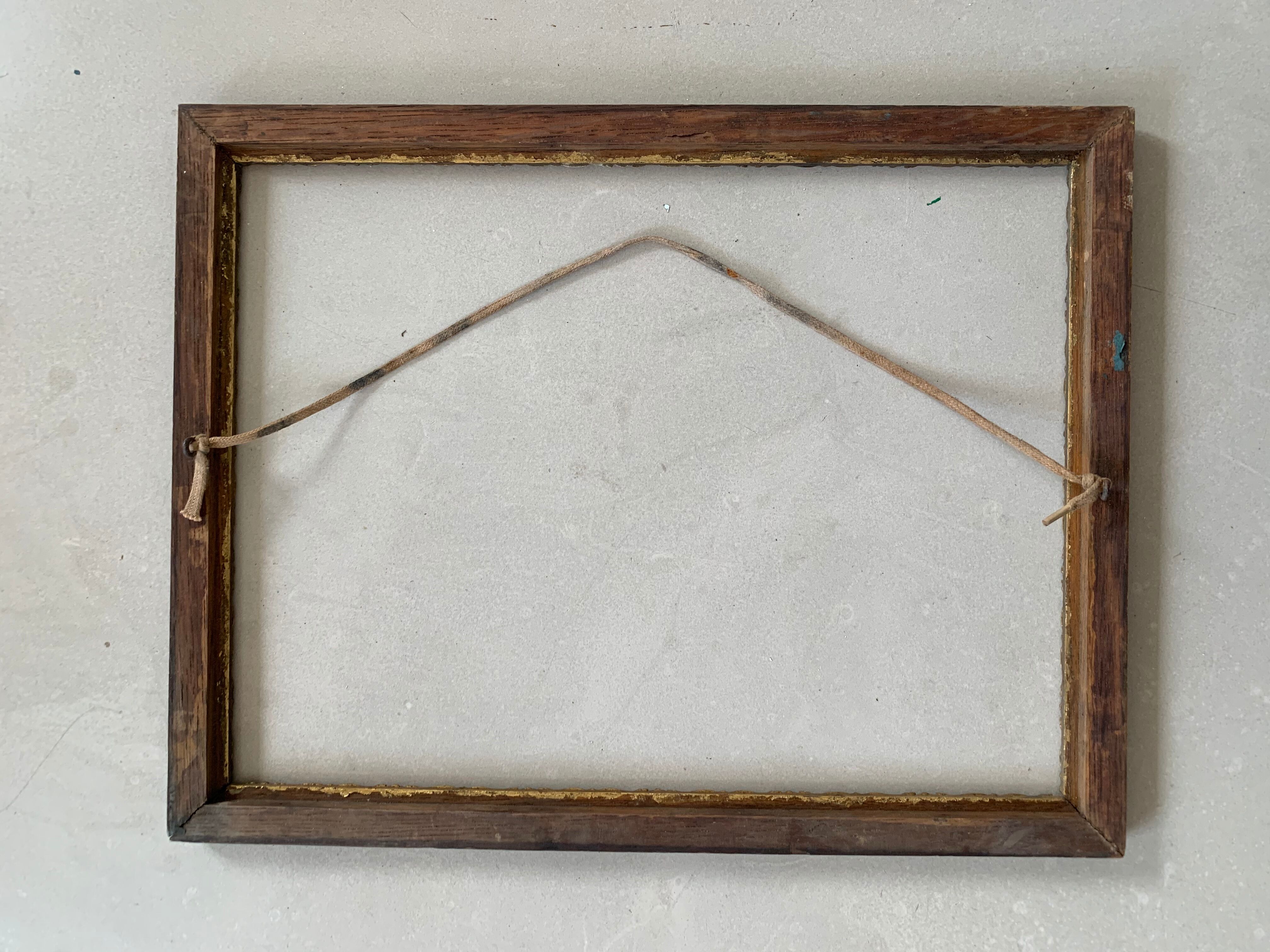 Old wooden frame 43x34cm