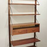 Danish vintage teak shelf, 1960s