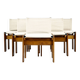 Set of 6 Monk Chairs by Afra & Tobia Scarpa for Molteni, 1970s