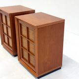 Ensemble de meubles italiens brutalistes Caccia alla Volpe pour Linea Arredo