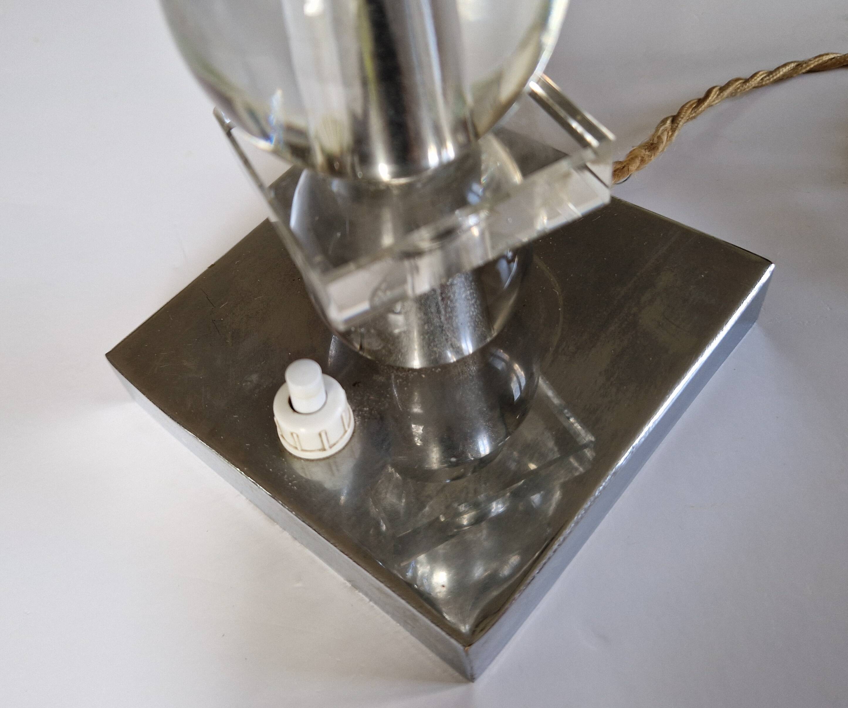 Modernist lamp / Art Deco, Jacques Adnet style