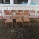 Lot 10 chaises d'école